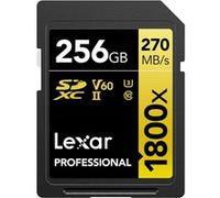 Carte mémoire SD Lexar SDXC 256 Go Noir Noir E