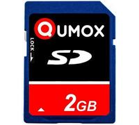 Carte mémoire SD - QUMOX - 2 Go - Compatible avec appareils photo et téléphones - Format SD - Haute capacité