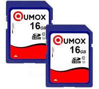Carte mémoire SD - QUMOX - SDHC 16 Go - Class 10 - Vitesse lecture 70MB/s - Vitesse écriture 15MB/s