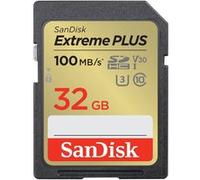 Carte mémoire SD SanDisk Extreme Plus SDHC UHS-I U3 Class10 32 Go E