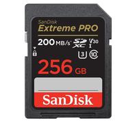 Carte Mémoire SD - Sandisk - Extreme Pro - 256Go - 200Mo/s - UHS-I V30