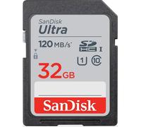 Carte mémoire SD Sandisk SDHC ULTRA 32GO 120Mo/s