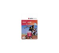 Carte mémoire SDHC - AGFA PHOTO - 32 Go - Classe 10 - Haute performance - Compatibilité garantie