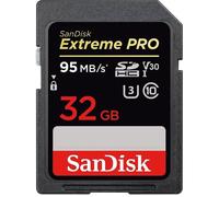 Carte Mémoire SDHC - Sandisk - Extreme Pro - 32 Go - 95 Mo/s - Classe 10, U3, V30