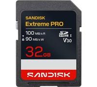 SanDisk Extreme PRO - Carte mémoire flash - 32 Go - Video Class V30 / UHS-I - SDHC UHS-I