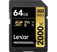 Lexar - SDXC 64 Go Professional UHS-II 2000x (300Mb/s)