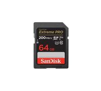 Carte Mémoire SDXC SANDISK Extreme Pro 64Go SDHC/SDXC 200MB/S 90MB/S UHS-I