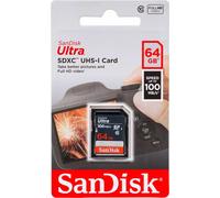Carte mémoire SDXC SanDisk Ultra 64GB 100MB/s