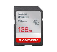 SanDisk Carte SD Ultra Go UHS-I 128 Go – Lecture 190 Mo/s, Full HD