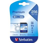 Carte Mémoire Sdxc U1 Premium - 256 Go Carte Sd Pour L'Enregistrement De Vidéos En Full Hd Carte Avec Protection D'Écriture Intégrée - Noire - Pour Appareil Photo, Pc & Autres[SDC630124]