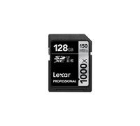 Carte mémoire SDXC UHS-II Lexar Professional 128 Go 1000x Speed