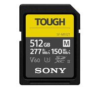 Carte mémoire SDXC UHS-II Sony TOUGH SFM 512T 512 Go U3 V60 IP68 Noir