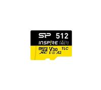 Carte Mémoire Silicon Power Inspire 512 Gb Microsdxc V30 Uhs-I U3 A2 4k + Adaptateur (Sp512gbstxla2v1nsp)
