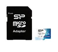 Carte mémoire Silicon Power Superior Pro V30 de 64 Go avec adaptateur