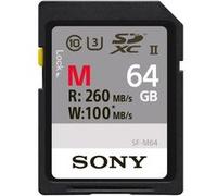 Sony Carte mémoire SDXC Série M 64 Go UHS-II R260/W100 Classe 10 Pro