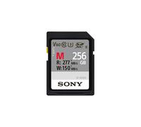 Carte mémoire - SONY - UHS-II SD CL10 U3 - 256 Go - Vitesse lecture 277 Mo/s - Vitesse écriture 150 Mo/s
