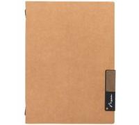 Carte Menu A4 gamme nature, 1 double inserts inclus (présente 4 pages) Securit G