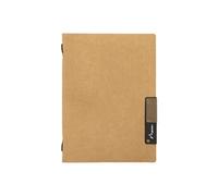 Securit Porte-menu A5 Nature beige 1 double insert inclus 4 p. résistant à l'eau 24,9x17,5cm