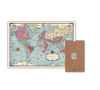 Carte - Mercator du monde - Géographie nostalgique - Ernest Dudley Chase - Reliefs Editions - Atlas / carte