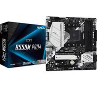 ASRock B550M Pro4 - Carte-mère - micro ATX - Socket AM4 - AMD B550 Chipset - USB-C Gen2, USB 3.2 Gen 1, USB 3.2 Gen 2 - Gigabit LAN - carte graphique embarquée (unité centrale requise) - audio HD (8 c
