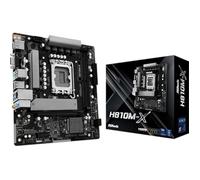 Carte mère - ASRock - H810M-X - LGA1851 - Micro ATX - 6+1 phases d'alimentation