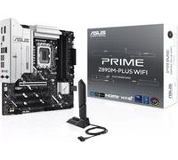ASUS Prime Z890M-PLUS WiFi - Carte mère Gaming Intel mATX (DDR5, 10+1+2+1 80A DrMOS, PCIe 5.0, USB 20Gbps Type-C, 3 x M.2, Wi-FI 7, Q-Antenna, Aura Sync RGB)