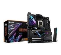 GIGABYTE X870E AORUS XTREME AI TOP Carte mère - Compatible avec les processeurs AMD Ryzen série 9000, VRM 18+2+2 phases, jusqu'à 8800 MHz DDR5 (OC), 1xPCIe 5.0 M.2 + 3xPCIe 4.0 M.2, WI-FI 7, LAN 10 GbE, USB 4