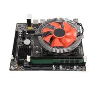 Carte Mère B75 avec Ventilateur, Carte Mère D'Ordinateur Prenant en Charge 32 Go de Mémoire DDR3, ME PCIE X4 M.2 SSD, 4 Ports USB 3.0, 6 Ports USB 2.0, Carte Mère I5 3470 CPU