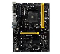 Carte mère Carte mère de Bureau Fit for B350 BIOSTAR TB350-BTC BTC ETH Pro 6 GPU PCIE DDR4 for Carte minage AM4 32 Go DVI SATA3