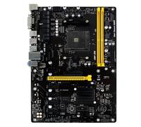 Carte mère Carte mère de Bureau Fit for B350 BIOSTAR TB350-BTC BTC ETH Pro 6 GPU PCIE DDR4 for Carte minage AM4 32 Go DVI SATA3