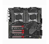 Carte mère Carte mère Double processeur Fit for Machinist D8 Max X99, Combo LGA2011-3, kit Xeon E5 2683 V4, DDR4, 128 Go de mémoire 2400 MHz, SSD NVME M.2