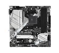 Carte mère Carte mère Fit for ASRock B550M Pro4 AMD Ryzen 5000/3000 M-ATX, PCIe 4.0, DDR4 4733 MHz (OC), Double M.2, HDMI/DP, 8 Phases d'alimentation, RVB