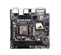 Carte mère Carte mère Fit for ASRock Z77E-ITX Mini-ITX ITX HTPC Z77i, Emplacement for Carte Z77, LGA1155, DDR3, SATA3, USB3.0, Compatible I7 3770K