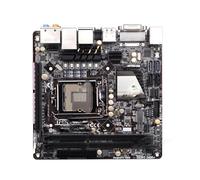 Carte mère Carte mère Fit for ASRock Z77E-ITX Mini-ITX ITX HTPC Z77i, Emplacement for Carte Z77, LGA1155, DDR3, SATA3, USB3.0, Compatible I7 3770K