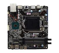 Carte mère Carte mère Fit for ASUS Q170S1 LGA 1151 for processeurs i5 6500 et i7 6700, 2 emplacements RAM, 32 Go de DDR4 Max., Prise en Charge des SSD M. Key 2280, Double Port Sortie HDMI