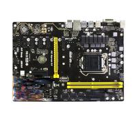 Carte mère Carte mère Fit for BIOSTAR TB250-BTC for minage de RAM DDR4, Socket LGA 1151, 32 Go, Ports DVI et SATA3, Format B250.