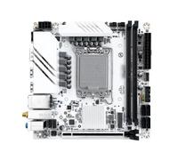 Carte mère Carte mère Fit for JGINYUE B760I Gaming WiFi Mini ITX LGA1700 12100F 12400F 12600KF13400F14400 DDR4 64 Go XMP PC de Bureau RGB