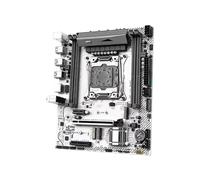 Carte mère Carte mère Fit for JGINYUE X99M Gaming, Combo M-ATX E5 2673v3/2666V3, 16 Go x 2, 1600 MHz DDR3 ECC, kit de RAM RGB, TPM intégré