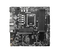 Carte mère Carte mère Fit for MSI Pro B760M-P, Socket LGA 1700, Compatible avec processeurs i9-14900KS, i7-14700KF et i5-12400F, DDR5 6800 MHz, 128 Go, HDMI, VGA, M.2 PCle 4.0, mATX