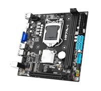 Carte mère Carte Mère PC Gaming Fit for H97M-I, Socket LGA 1150, Compatible RAM DDR3, USB, SATA 3.0, Kit D'assemblage Inclus, Wi-FI, NVMe NGFF M.2, 16 Go De RAM, VGA