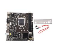 Carte Mère DDR3, Prise en Charge de la Carte Mère D'ordinateur 1155 Broches I3 I5 I7 Processeur 2 Interface Réseau DDR3 100M, Carte Mère de Jeu à Puissance Stable Réseau Haute Vitesse