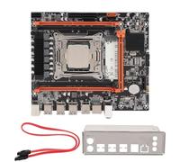 Carte mère DDR4 X99H avec processeur, Prise en Charge de la mémoire Double Canal, Alimentation améliorée à 6 Phases, Carte mère de Bureau avec processeur E5 2620 (livrée avec
