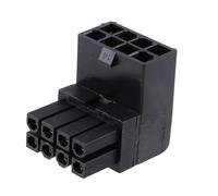 Carte mère de bureau CPU 8 broches Adaptateur d'alimentation 8 broches vers 8 broches Connecteur de direction assistée à 90 degrés Adaptateur 90 °