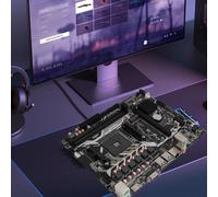 Carte Mère De Bureau Double Mémoire Ddr4,Emplacement Pci-E 16X Gen 3.0 Nvme M.2 Port Atx Pour Processeur Am4 Toutes Séries,Carte Mère De Jeu Wifi Pour Pc