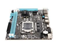 Carte Mère de Bureau Micro ATX Gaming Chipset H61 pour Processeurs Socket LGA1155 avec Mémoire DDR3 6 Ports USB 2.0 Slot M.2 NVMe et Réseau LAN 100 Mbps