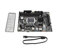 Carte Mère de Jeu, Carte Mère de Jeu Double Canal DDR3 H110 avec Emplacement M.2, Carte Réseau Gigabit, Carte Mère PC pour LGA1151 Broches I3 I5 I7CPU