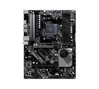 Carte mère de Jeu Fit for ASRock X570 Phantom Gaming 4S Compatible avec Les processeurs 5500, 5600, 5700X et 5800X3D, DDR4, M.2 NVMe, HDMI, PCIe 4.0, Format ATX AM4.