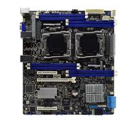 Carte mère de Jeu Fit for ASUS Z10PC-D8/SAS LGA 2011-3 Compatible avec Les processeurs Xeon E5-2600v3 et E5-2600v4, processeur Intel C612, 8 emplacements DDR4, M.2 SATA3, PCIe 3.0, Format ATX.