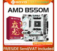 Carte mère de jeu SOYO AMD B550M, USB3.1 M.2 Nvme Sata3 DDR4, double canal, prend en charge les processeurs RYZEN R3 R5 R7 3000 4000 5000, socket AM4