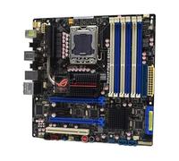 Carte mère de Jeu X58 Carte Mère LGA 1366 Fit for ASUS Rampage II Gene R2G DDR3 24 GO Support Core I7 940 980 930 920 960 CPU 7 × SATA ATX